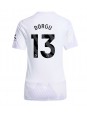 Manchester United Patrick Dorgu #13 Replika Borta Kläder Dam 2025-26 Kortärmad Manchester United Patrick Dorgu #13 Replika Borta Kläder Dam 2025-26 Kortärmad